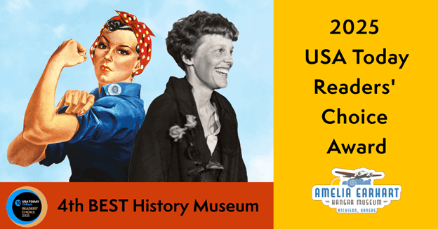 Amelia Earhart Hangar Museum Reader's Choice Award