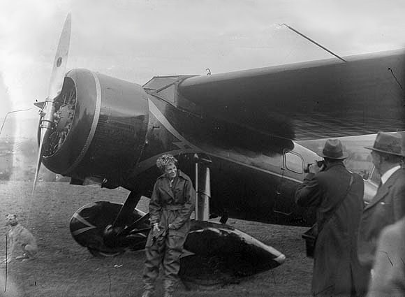 Amelia Earhart At Derry