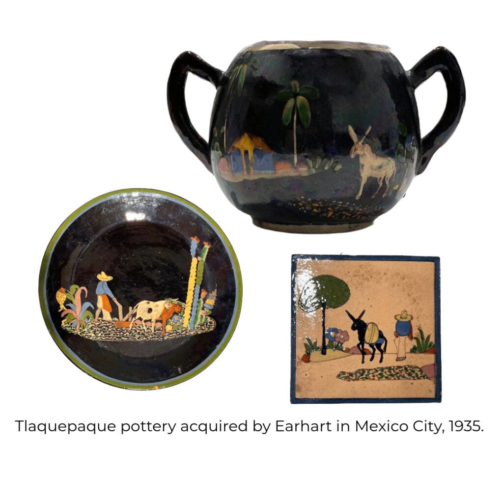 Pottery purchased by Earhart in Mexico City, 1935