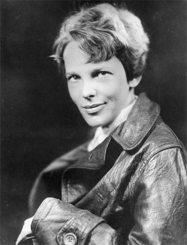 Amelia Earhart portrait